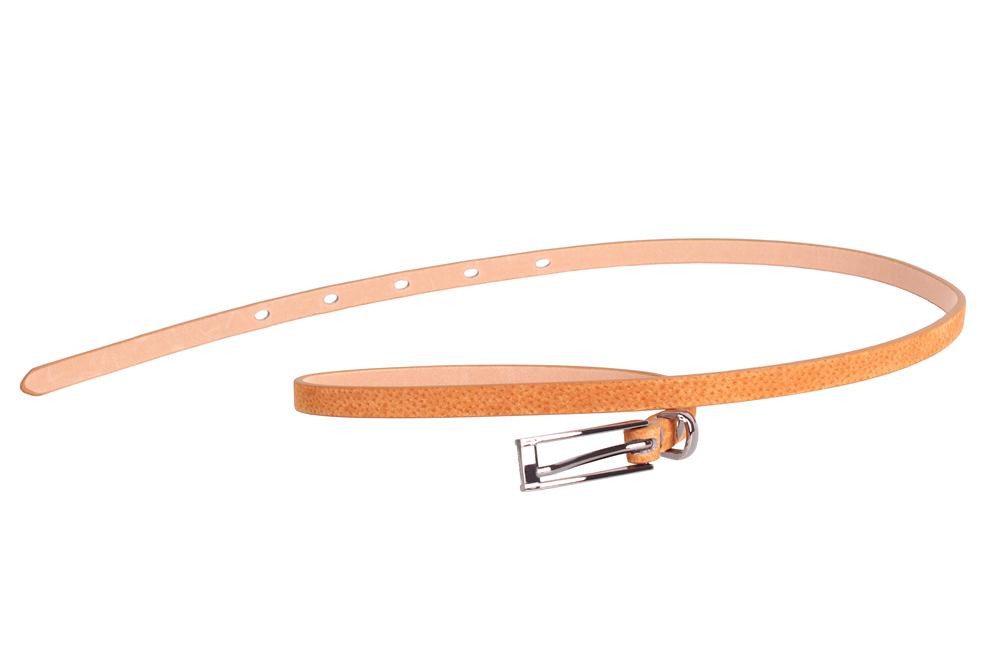 

Женский узкий ремень D-Belts S0485 рыжий (105 см х 1 см)