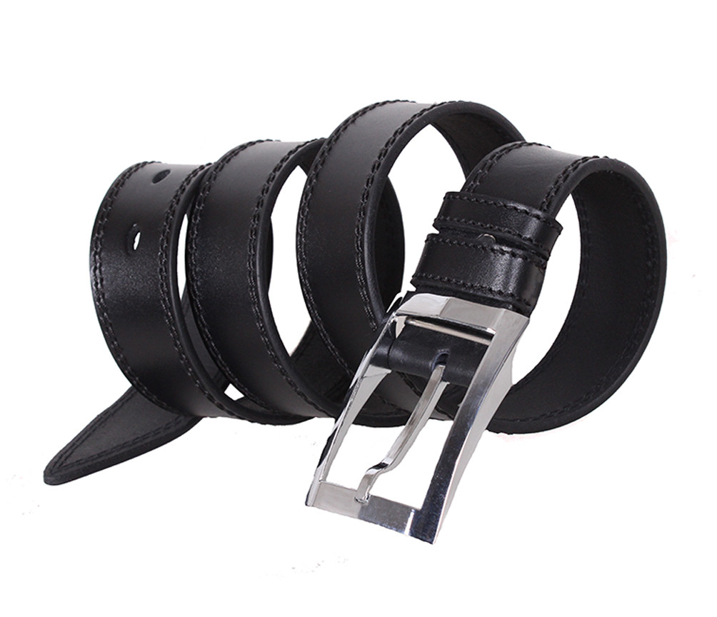 

Мужской кожаный ремень D-Belts S1377 черный (115-125 см х 4 см)