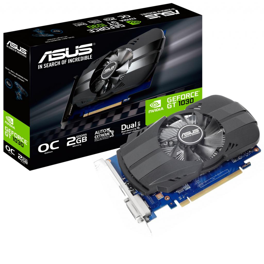 

Вiдеокарта ASUS GeForce GT1030 2GB GDDR5 OC