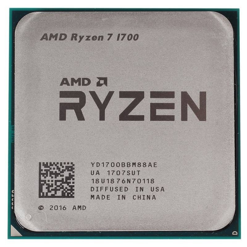 

Процессор AMD Ryzen 7 1700 3.0-3.7 GHz (YD1700BBM88AE) AM4 TRAY
