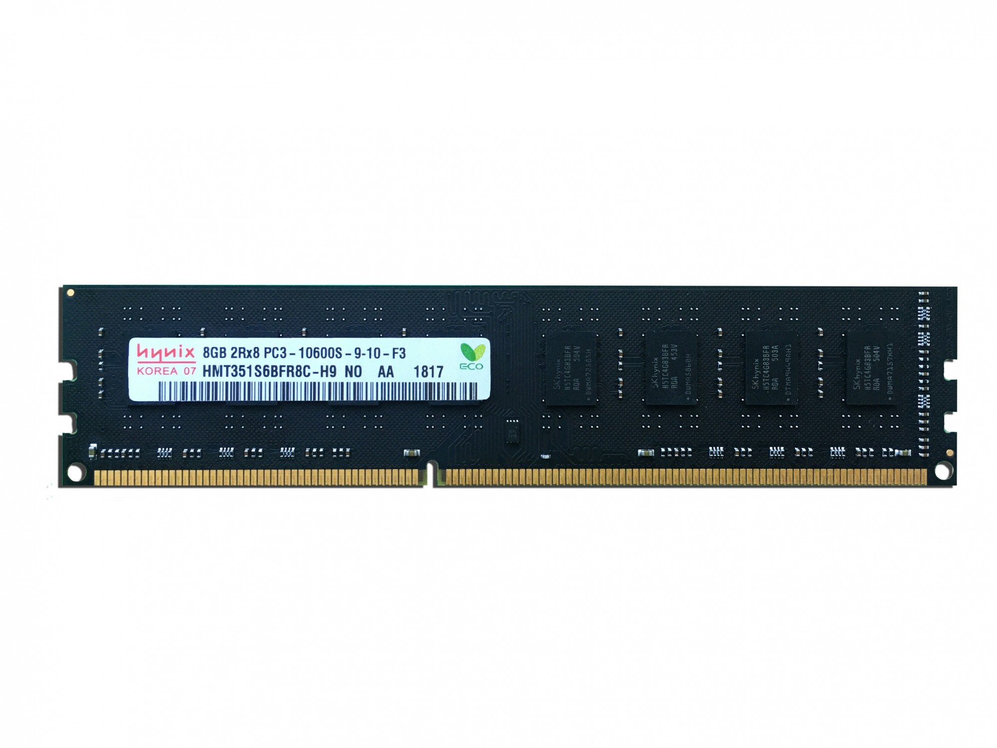 

Оперативная память Hynix DDR3 8Gb 2Rx8 1333Mhz PC3-10600U-9-11-B0 HMT351U6BFR8C-H9