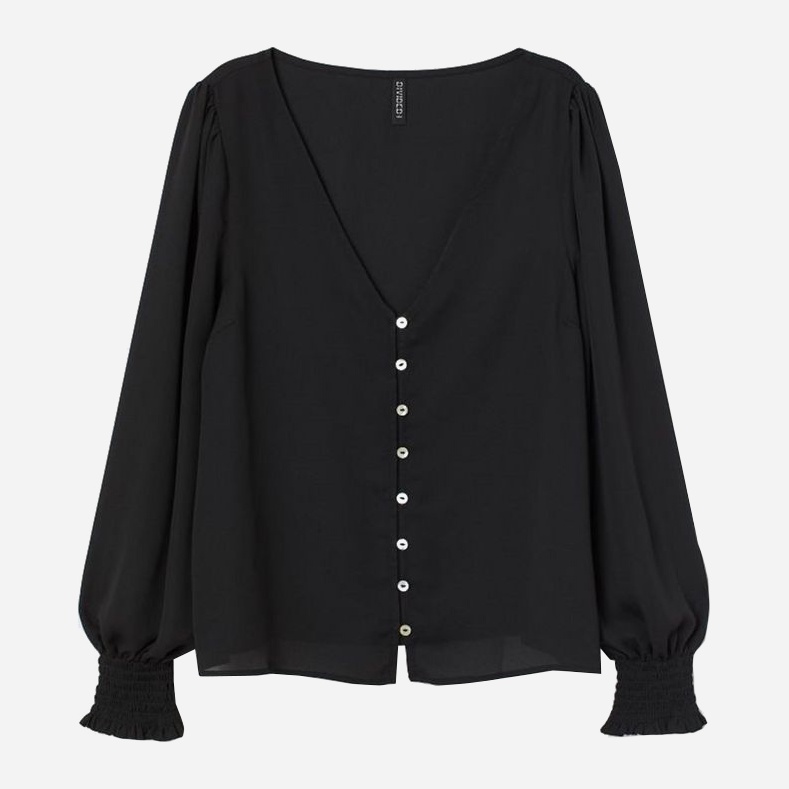 

Блузка H&M 0860983 40 Черная