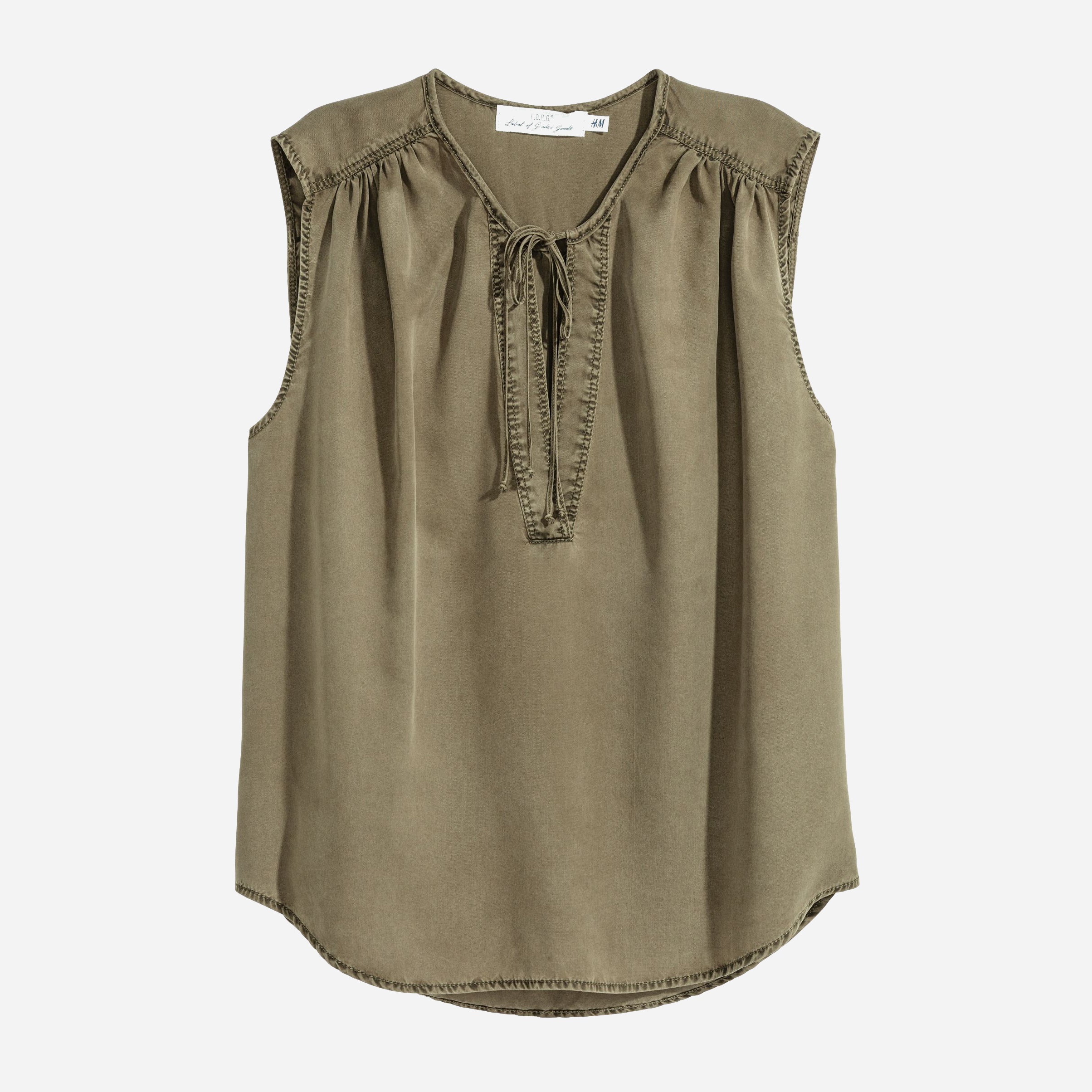

Блузка H&M 5050916RP11  Хаки, Блузка H&M 5050916RP11 46 Хаки