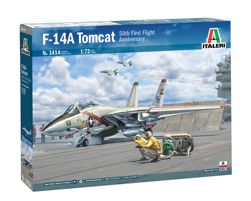 

Сборная модель Italeri F-14A Tomcat Recessed Line Panels 50t (1414)