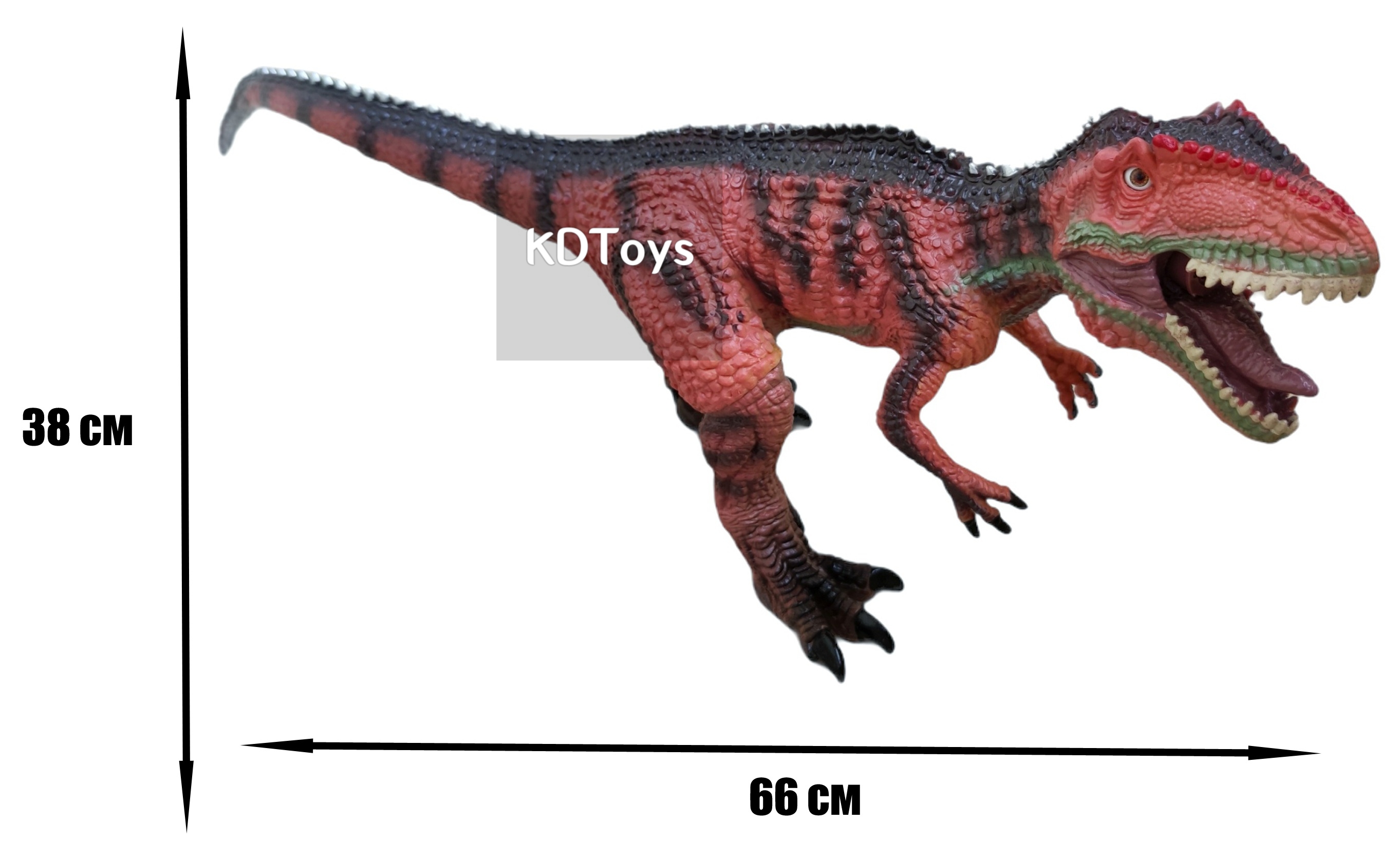 

Большой динозавр Bino Тираннозавр Tyrannosaurus резиновый детализированный со звуковыми эффектами 38*66*14 см