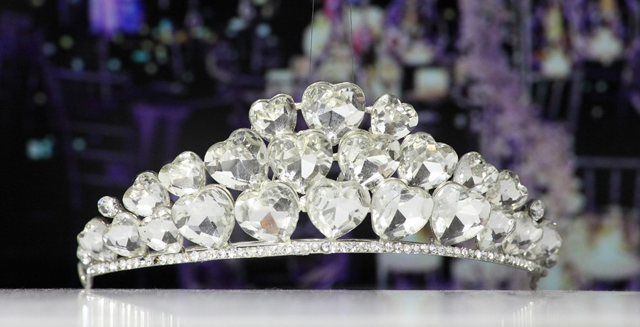 

Диадема на свадьбу с крупными камнями в виде сердца, WP Wedding Pro