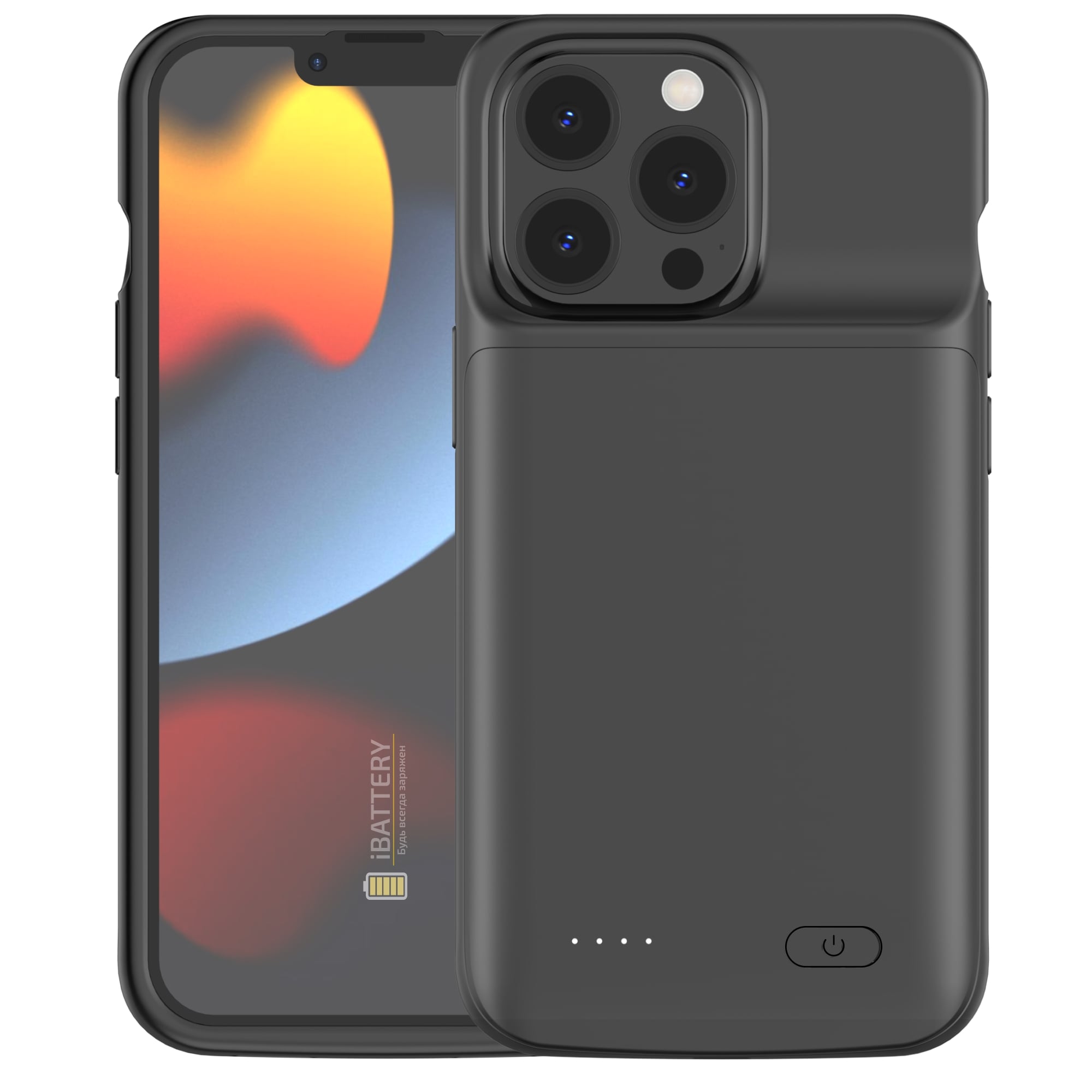 

Чехол аккумулятор iBattery для iPhone 13 Pro Max 4800 mAh black