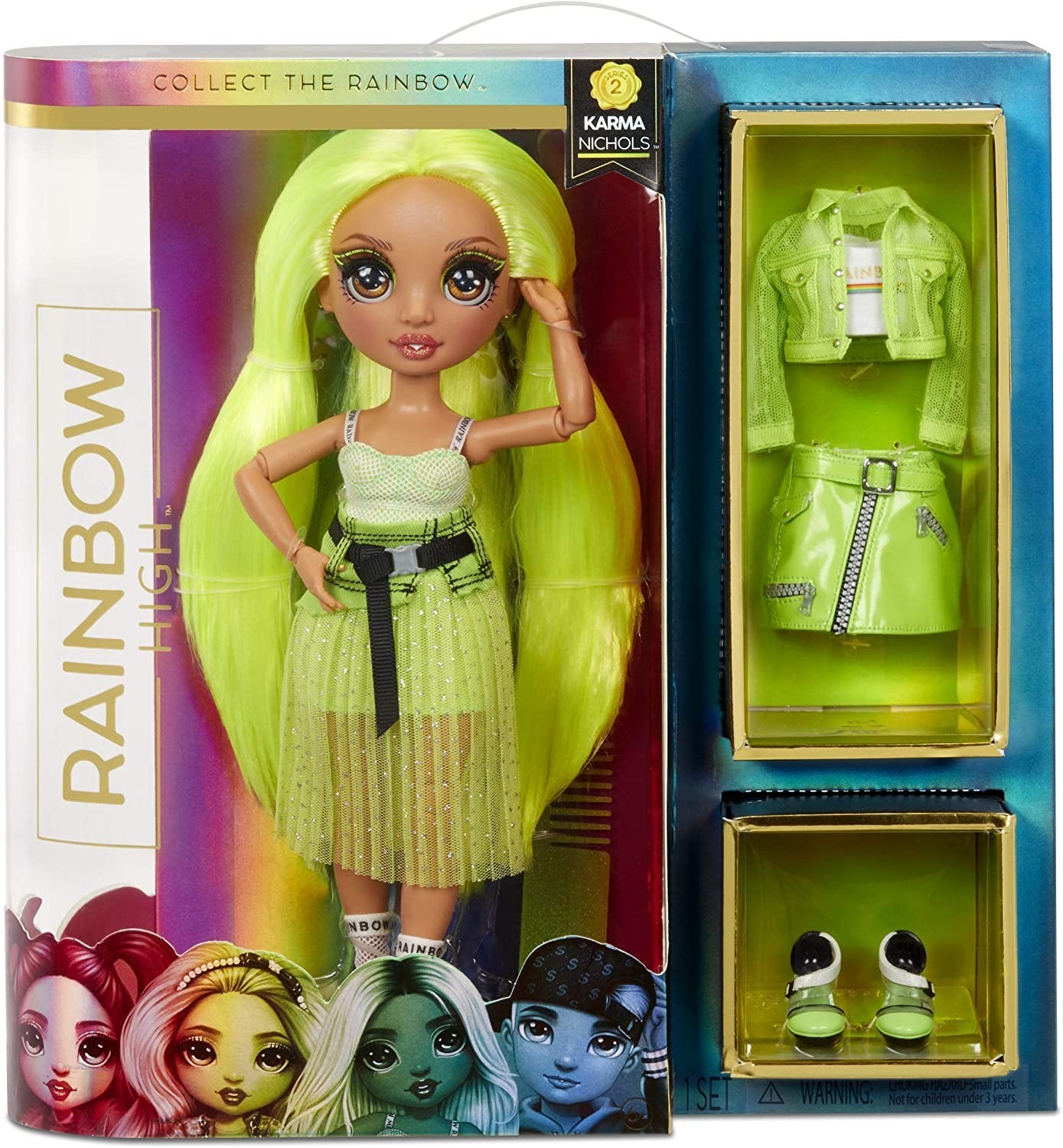 

Кукла с аксессуарами Rainbow High Карма Николс Karma Nichols (57234)