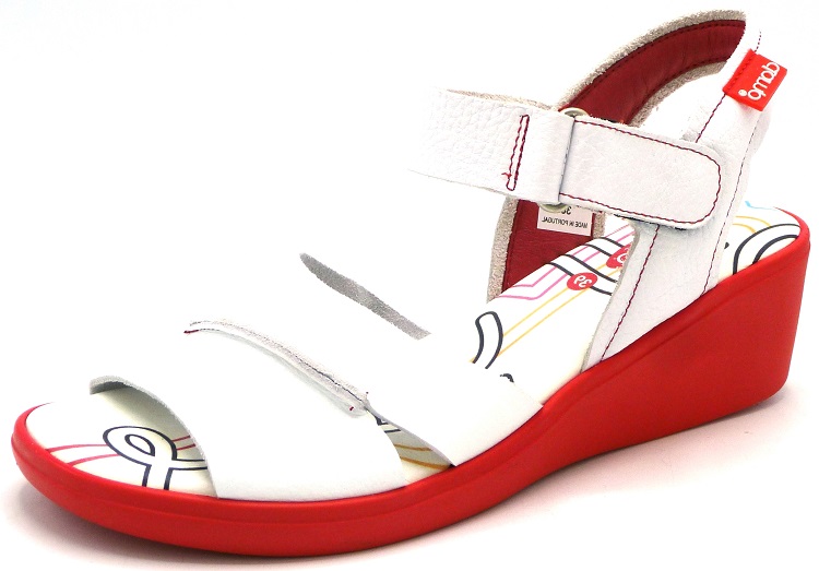 

Босоножки Clamp 20MARLO#002 WHT_RED 38р белые