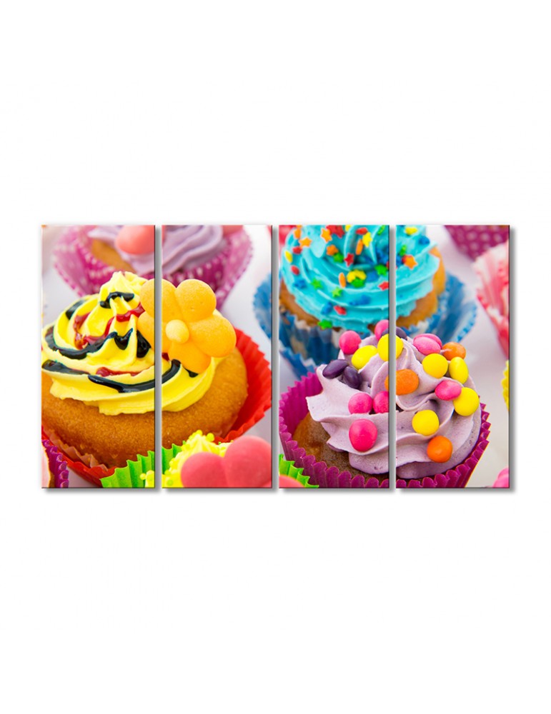 

Модульная картина Artel «Праздничные кексы» 4 модуля 60x90 см