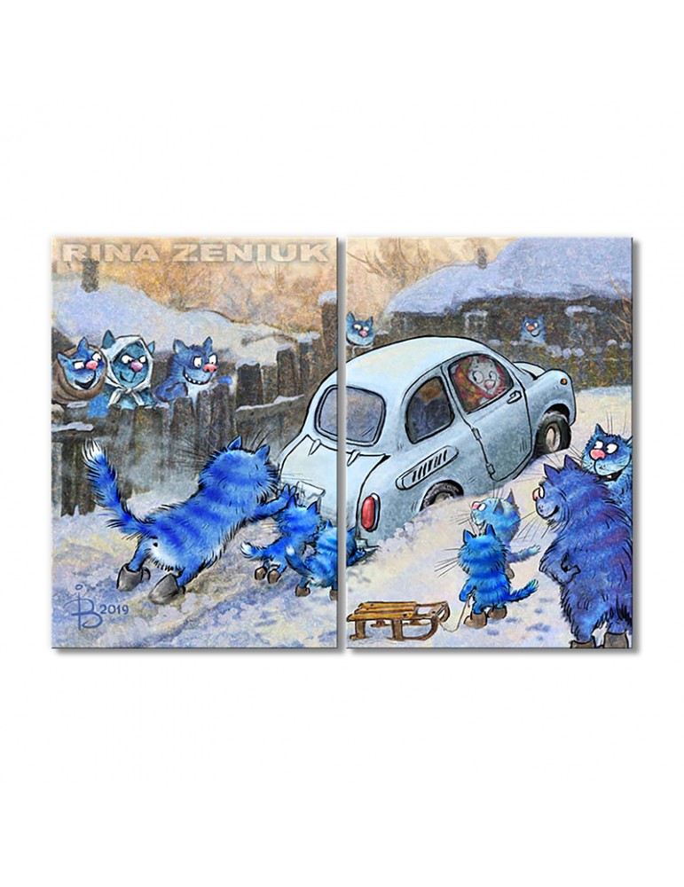 

Модульная картина Artel «По-соседски» 2 модуля 80x120 см