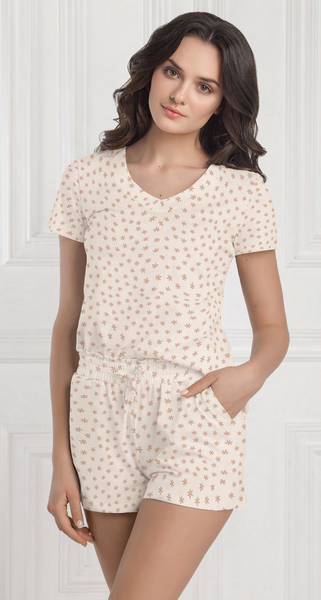 

Хлопковая футболка Jasmine Dionisia XL пудрово-нюдовая 4601/64