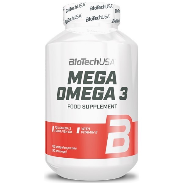 

Жирные кислоты BioTech USA Mega Omega 3 180 капсул