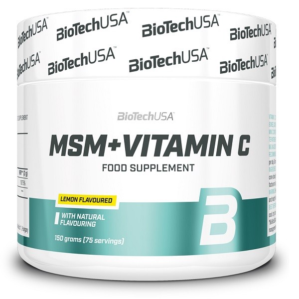 

Хондропротекторы MSM + 1500 Vitamin C Biotech USA 150 грамм