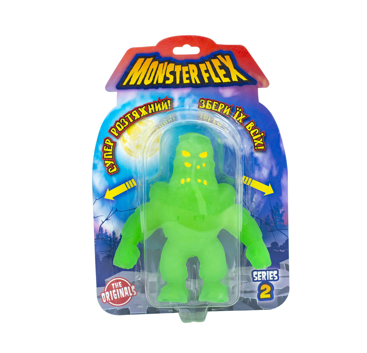 

Игрушка растягивающаяся Monster Flex світиться в темноті 90013 Слизьовий монстр