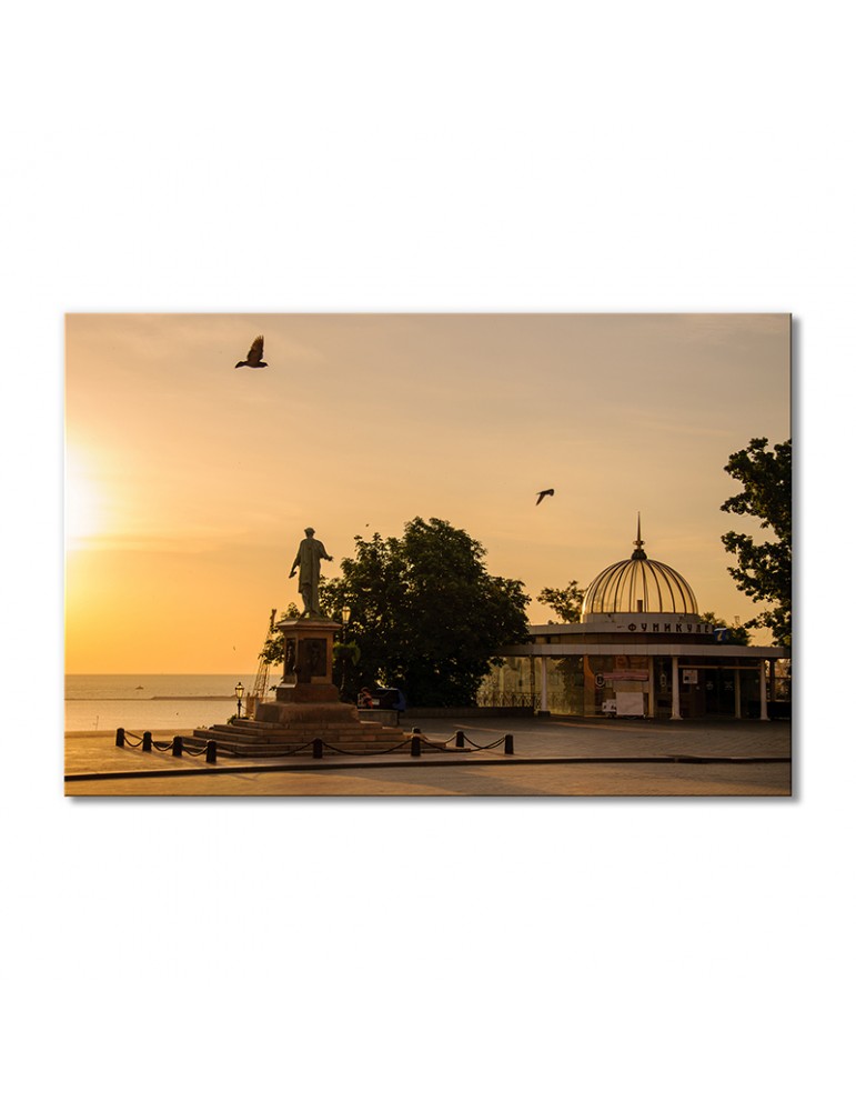 

Модульная картина Artel «Памятник Дюку де Ришелье и Фуникулер» 1 модуль 70x105 см