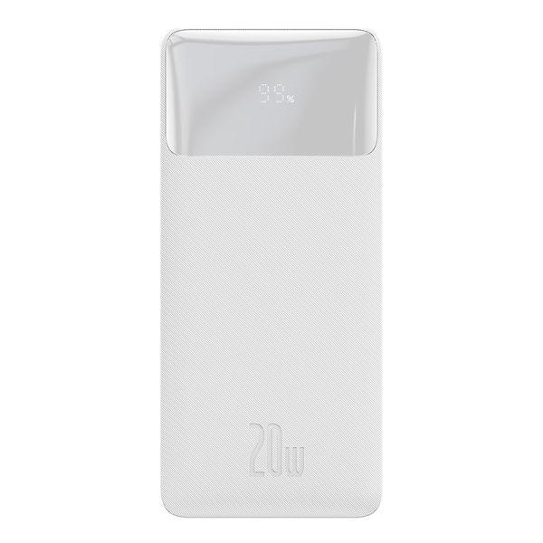 

Портативная батарея Baseus Bipow Digital Baseus Bipow Digital Display Power bank 20000mAh 20W PPDML-M02 White