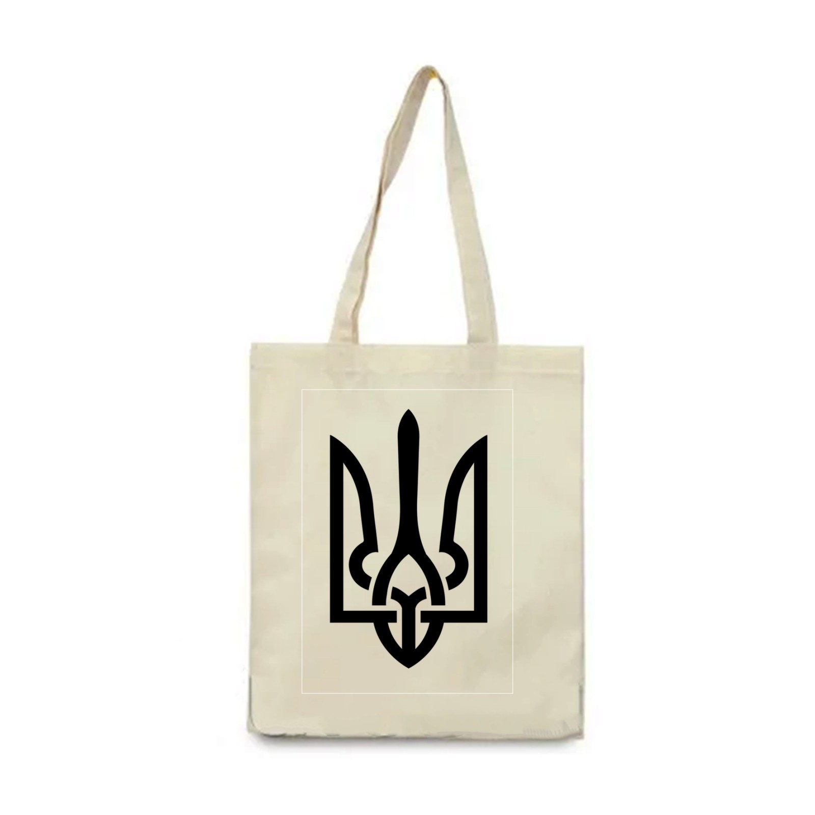 

Екосумка Vivay з принтом Символіка 38x42 см Бежева (5356)