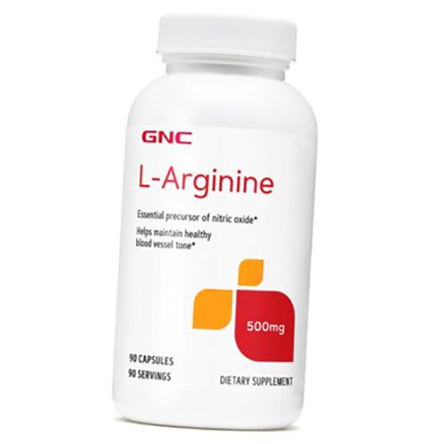 

Аргинин, L-Arginine 500, GNC 90капс (27120008)