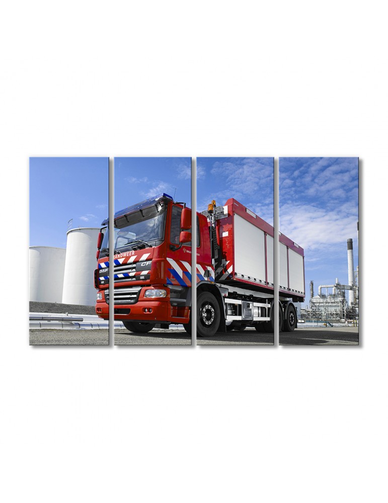 

Модульная картина Artel «Пожарная машина DAF CF75 6x2 2001» 4 модуля 120x180 см