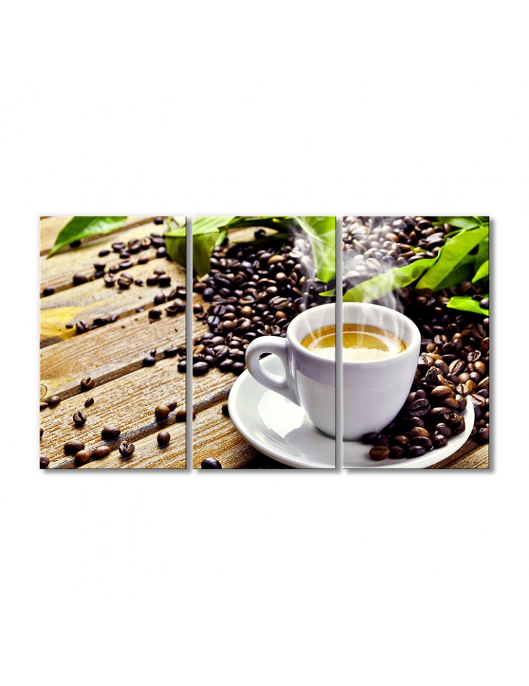 

Модульная картина Artel «Ранний кофе» 3 модуля 80x120 см