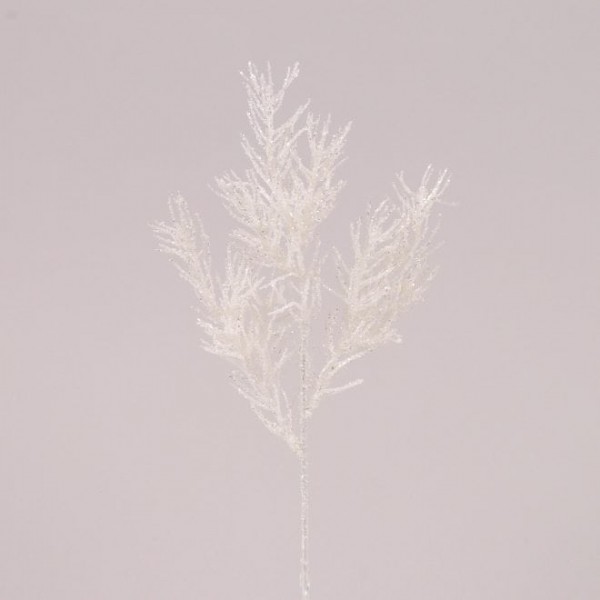 

Веточка новогодняя белая Flora 12шт/уп 75764 (NAT07263)