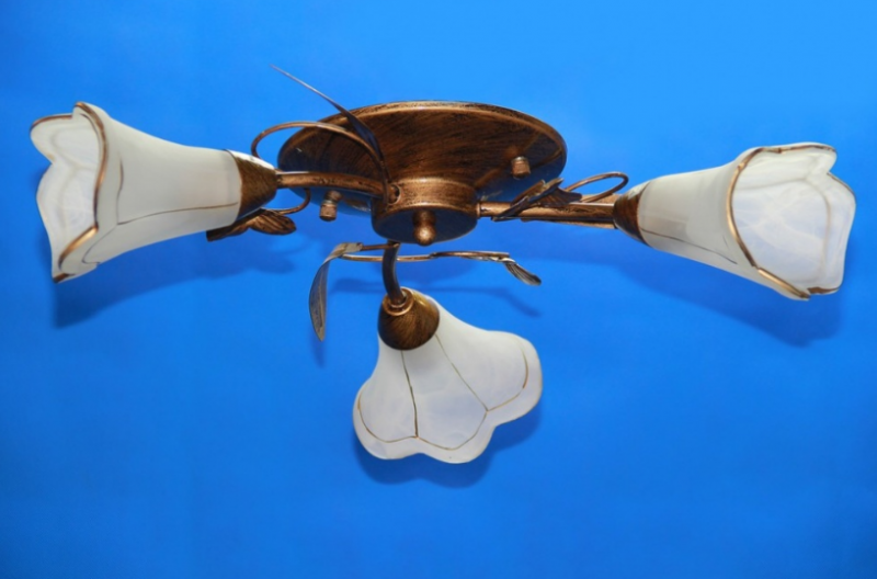 

Люстра с плафонами Ray L10008/3 (AN004526)