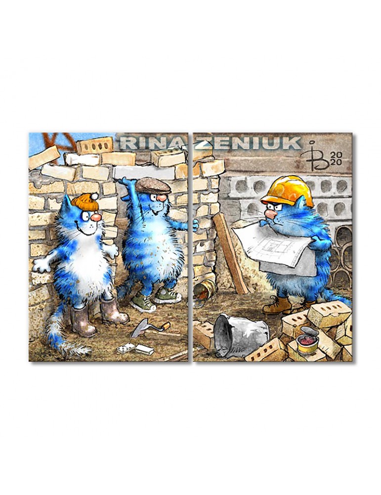 

Модульная картина Artel «Прораб» 2 модуля 120x180 см