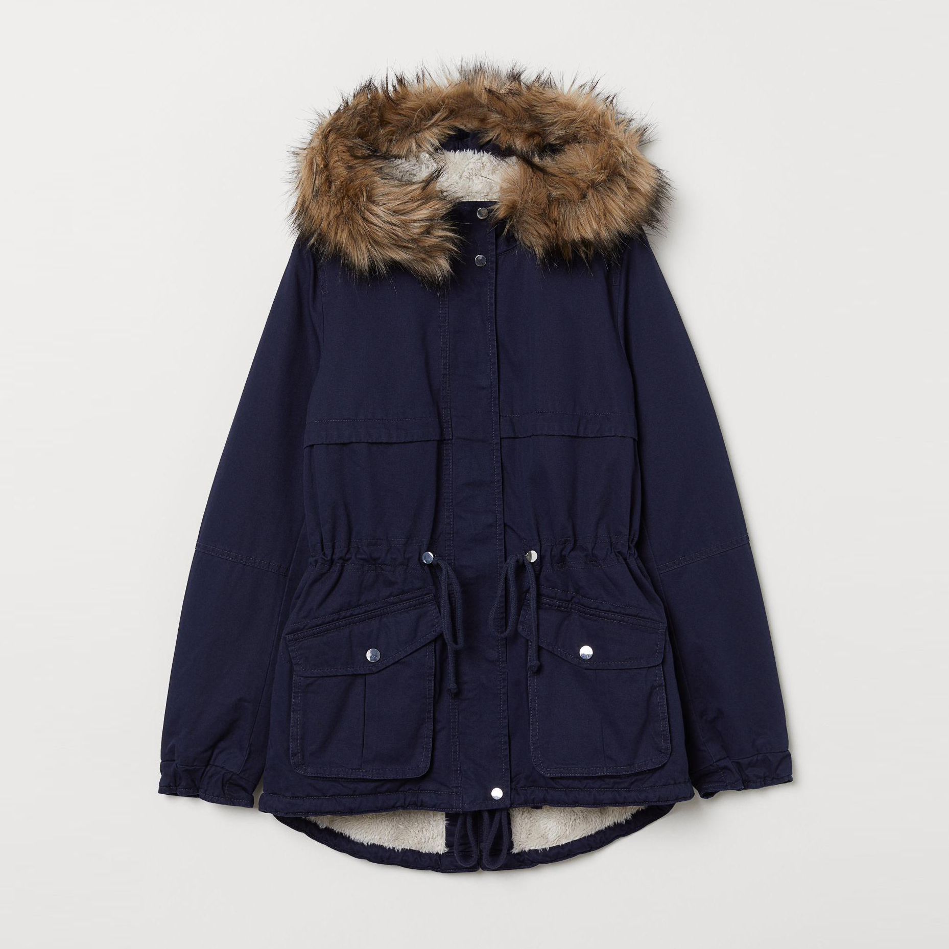 

Парка H&M XAZ153494SQRI 32 Темно-синяя