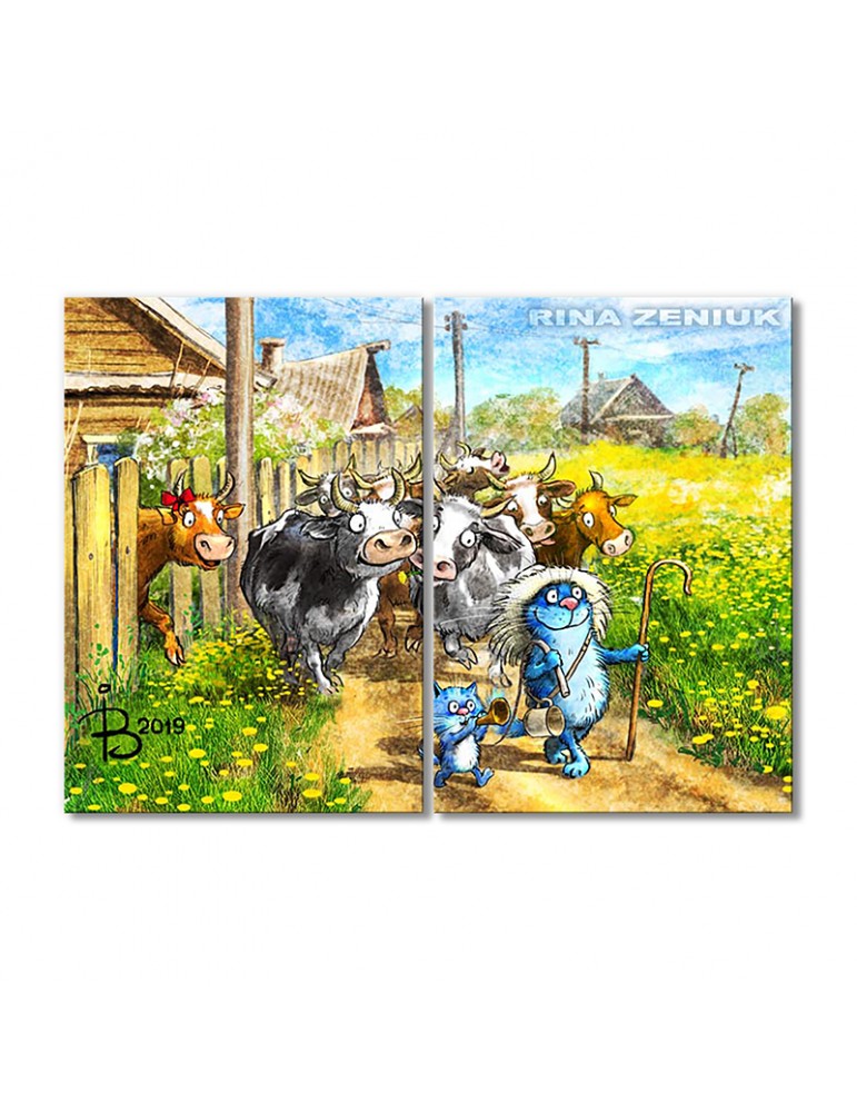 

Модульная картина Artel «Пастушок» 2 модуля 120x180 см