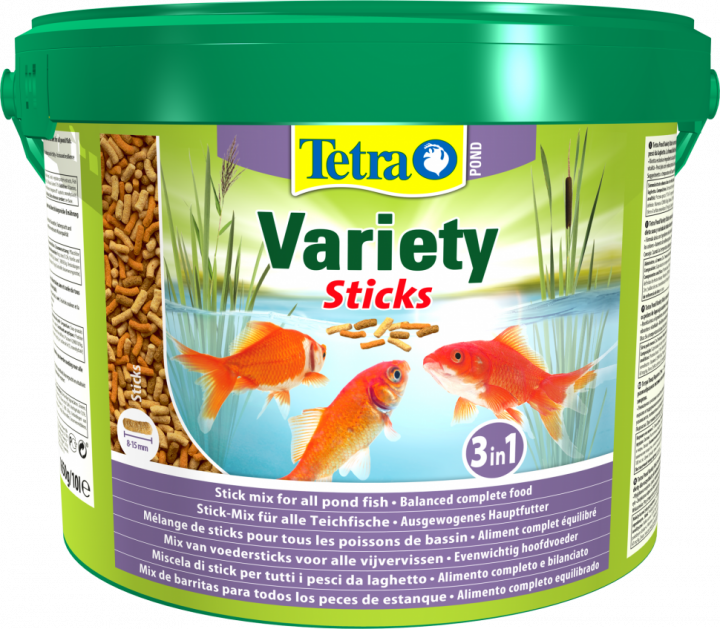 

Корм для прудовых рыб Tetra Pond Variety Sticks 10 л / 1,65 кг 137004