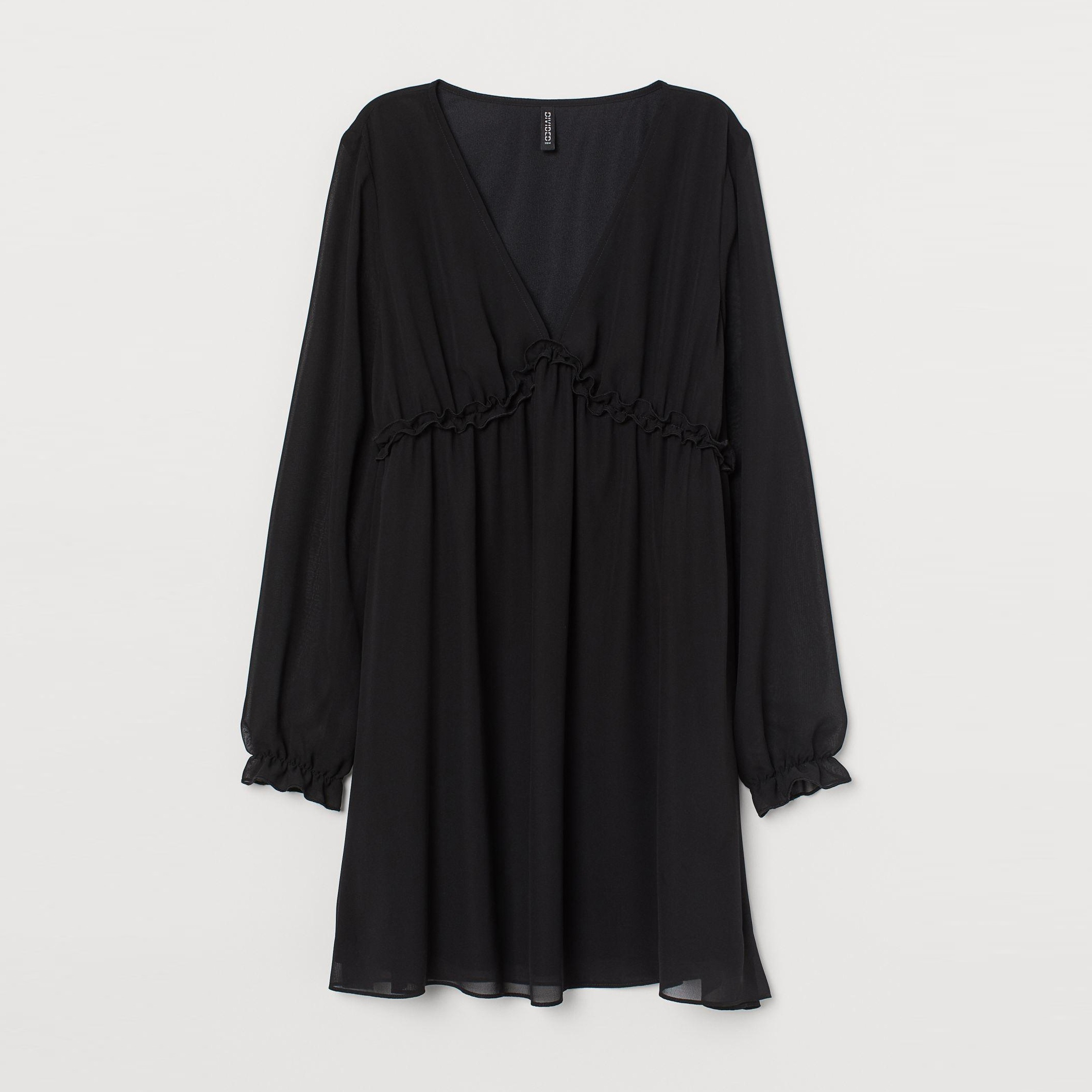 

Платье H&M XAZ206475IAYT  Черное, Платье H&M XAZ206475IAYT XL Черное