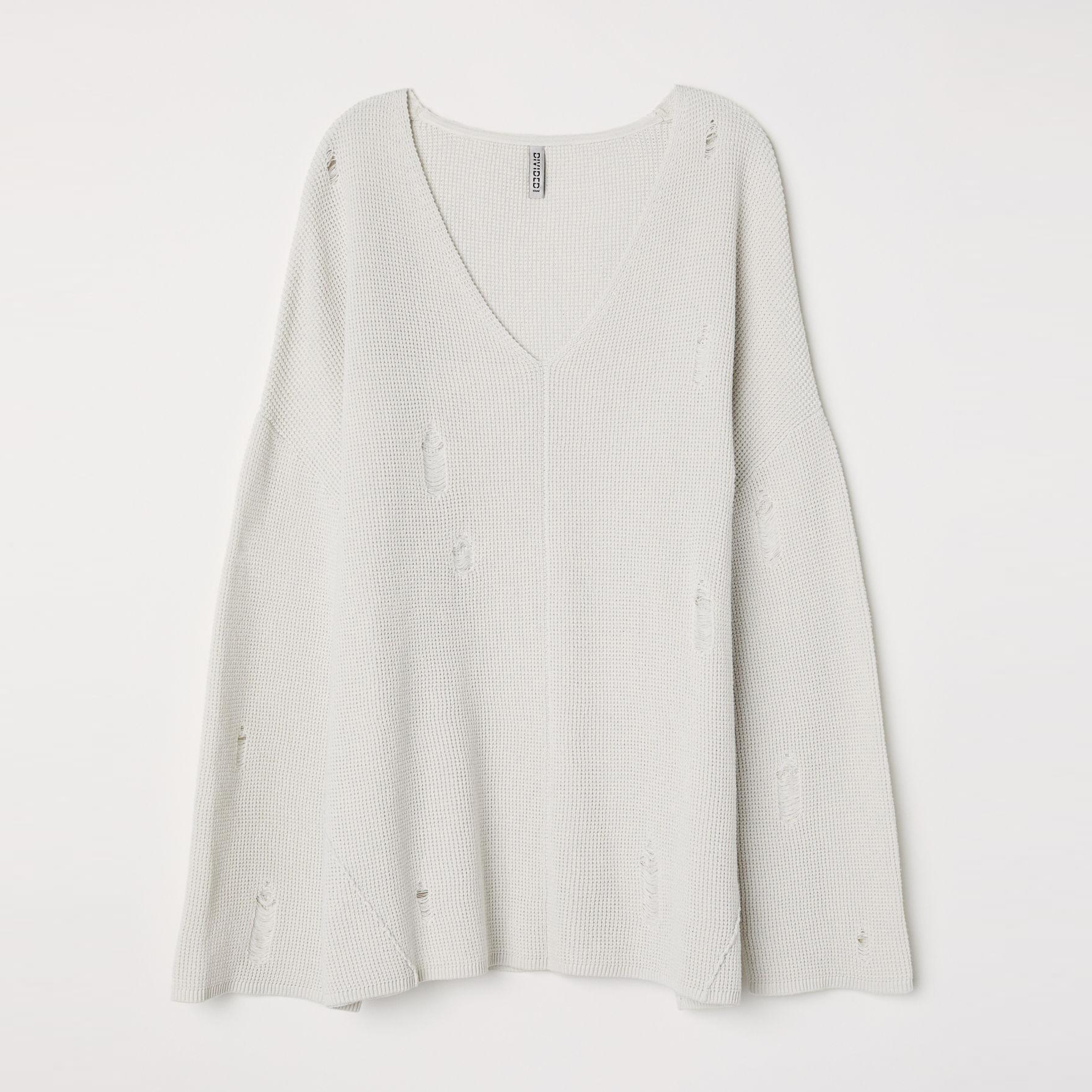 

Пуловер H&M XAZ173108USLP XL Светло-серый