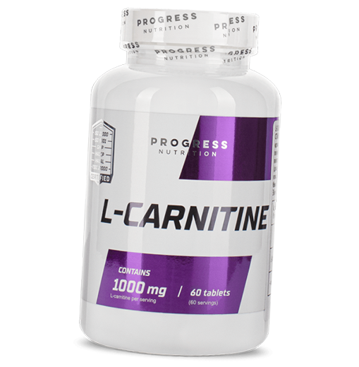 

Л Карнитин Тартрат, L-carnitine, Progress Nutrition 60таб (02461001)
