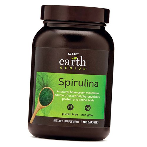 

Спирулина, Spirulina , GNC 100капс (71120010)