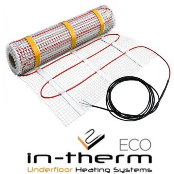 

Нагревательный мат In-Therm Eco 13.9 кв.м, 2790 Вт под плитку