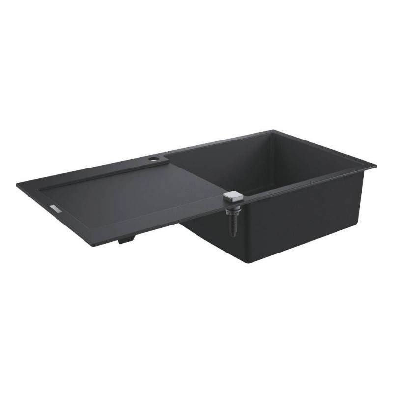 

Кухонная мойка с крылом Grohe Sink K500 31645AP0 черная (81240)