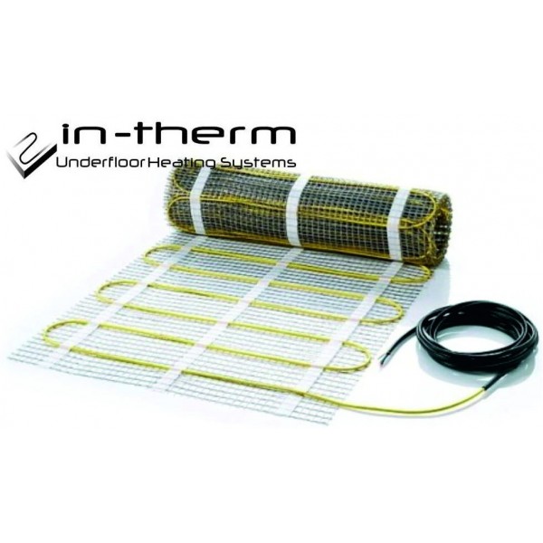 

Нагревательный мат In-Therm 5.3 кв.м, 1080 Вт под плитку