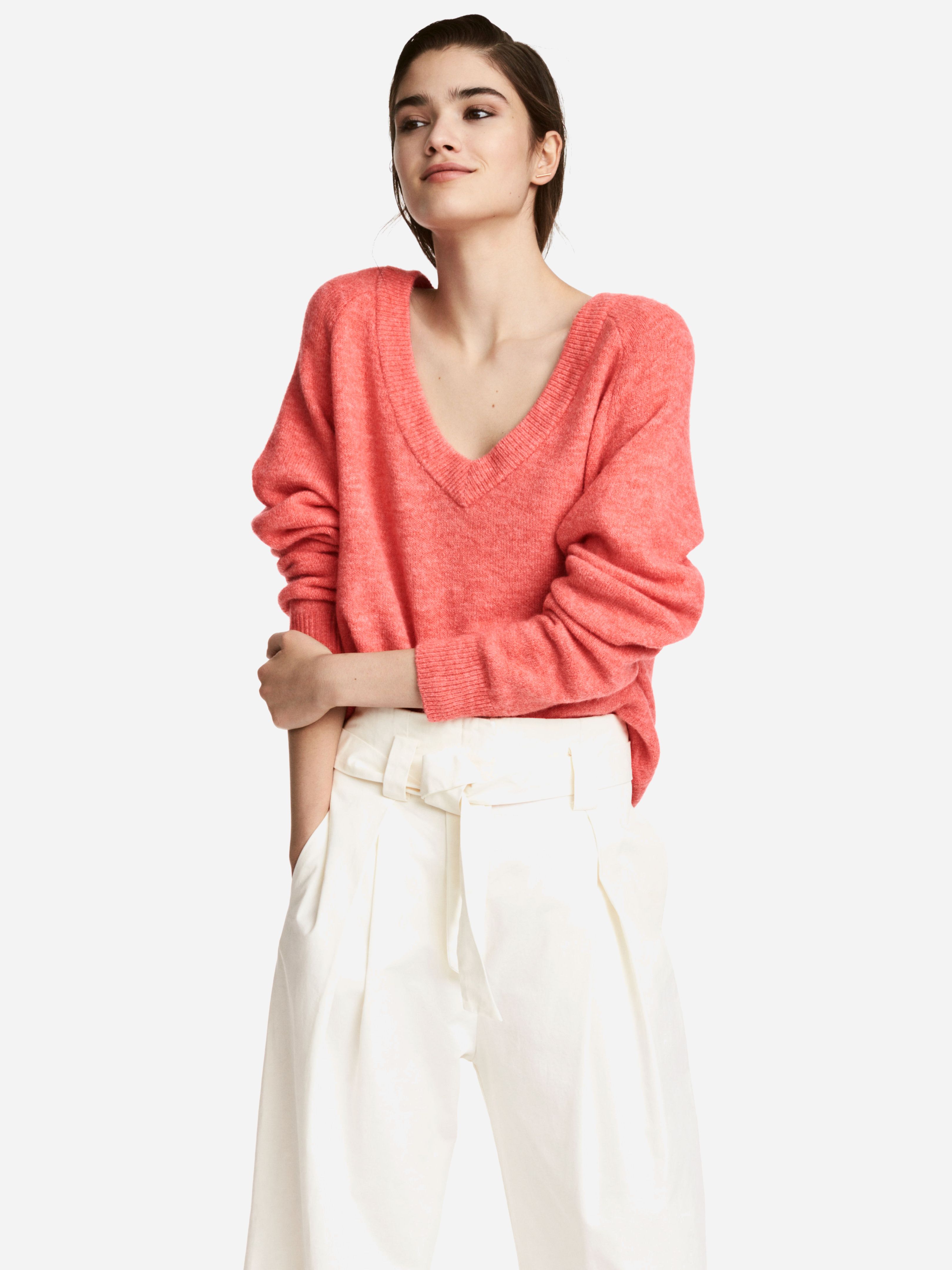 

Пуловер H&M XAZ077991TSGU  Коралловый, Пуловер H&M XAZ077991TSGU L Коралловый