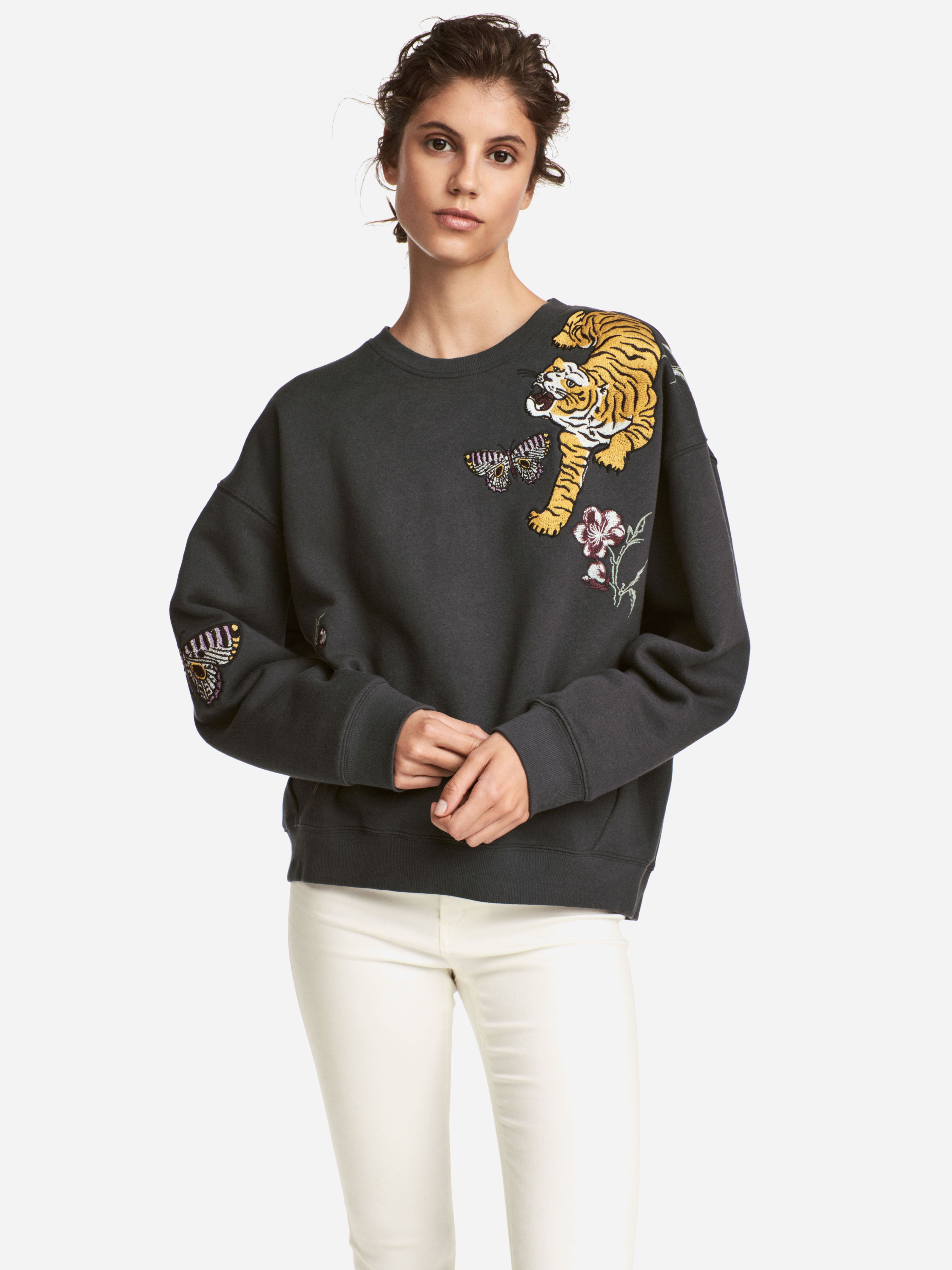 

Свитшот H&M XAZ155824LPFV XL Темно-серый