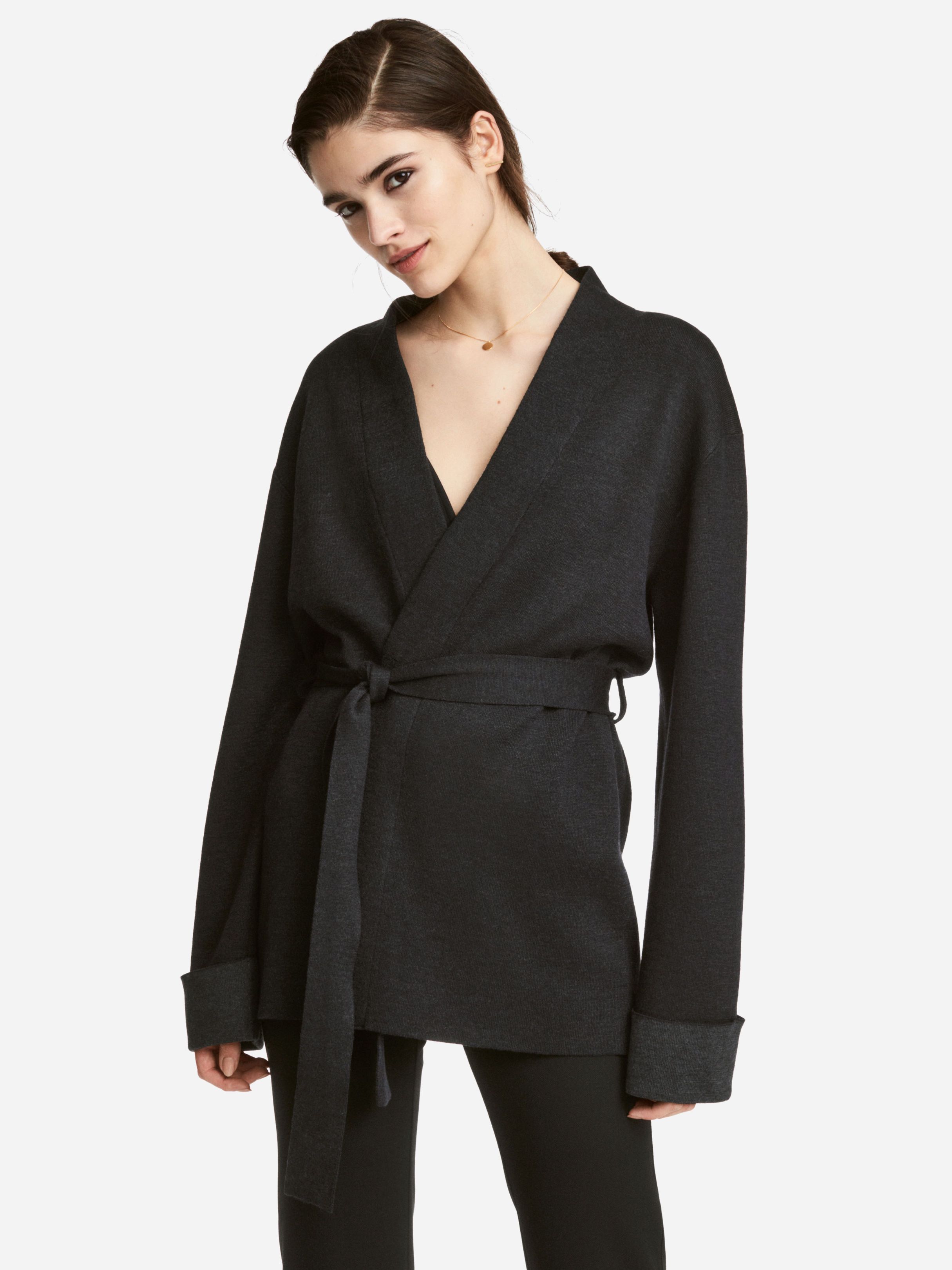 

Кардиган H&M XAZ098575ONQK XL Темно-серый