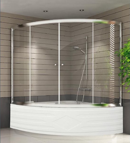 

Душевая кабина Alika Lux 90x90x170 профиль хром/стекло графит