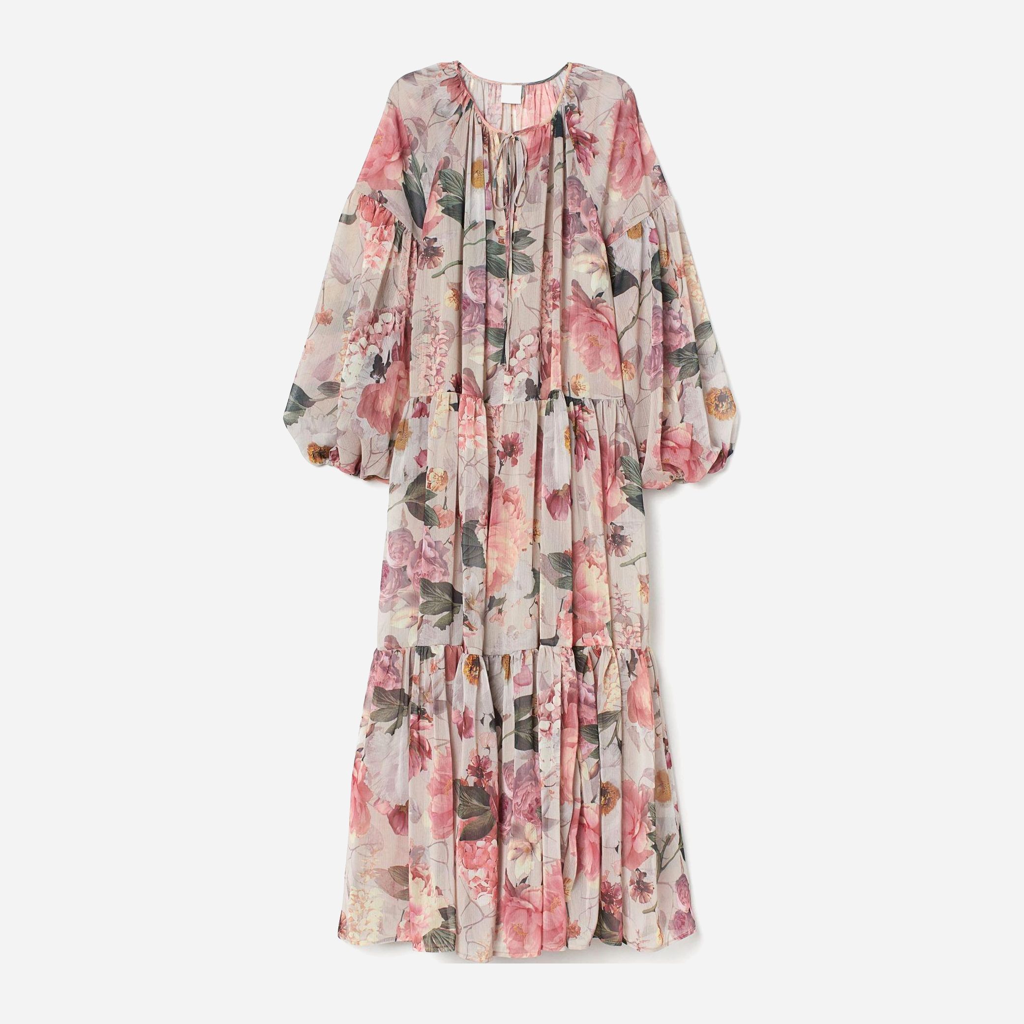 

Платье H&M XAZ207552CNWE S Молочное с разноцветным