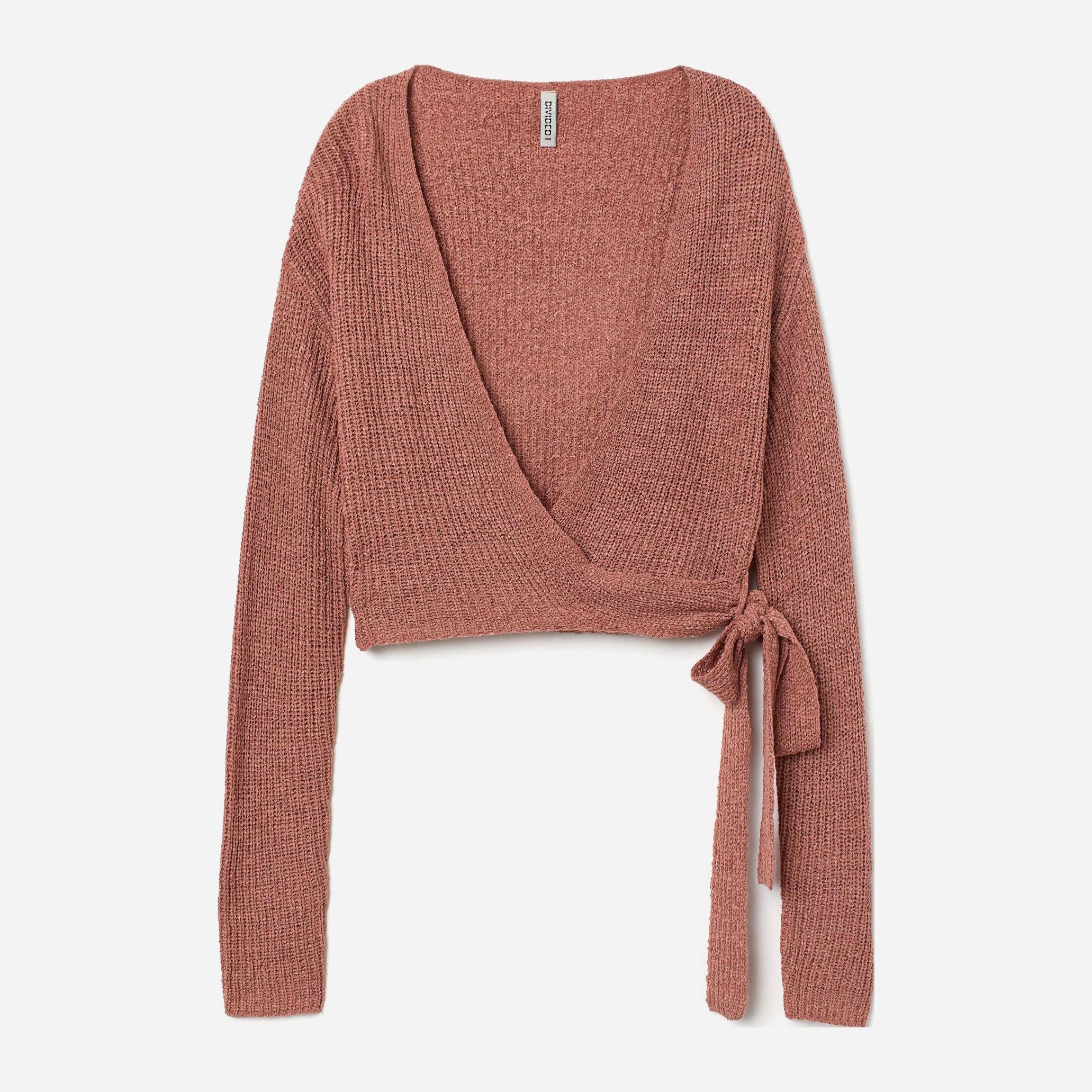 

Пуловер H&M XAZ141898VGXI L Темно-розовый