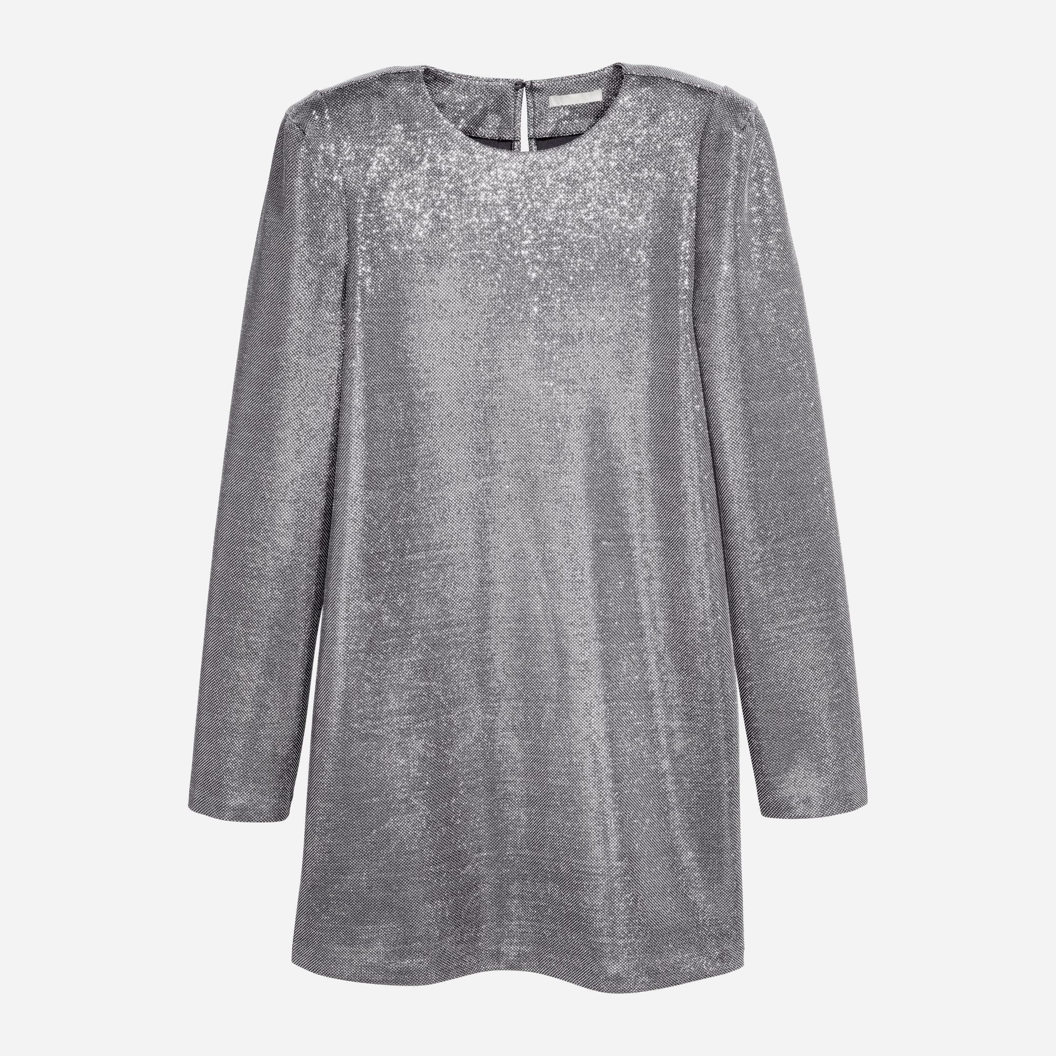 

Платье H&M XAZ105868ICHZ  Серебристое, Платье H&M XAZ105868ICHZ 44 Серебристое