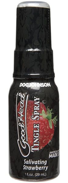 

Оральный спрей с эффектом покалывания Doc Johnson GoodHead Tingle Spray вкус вишня