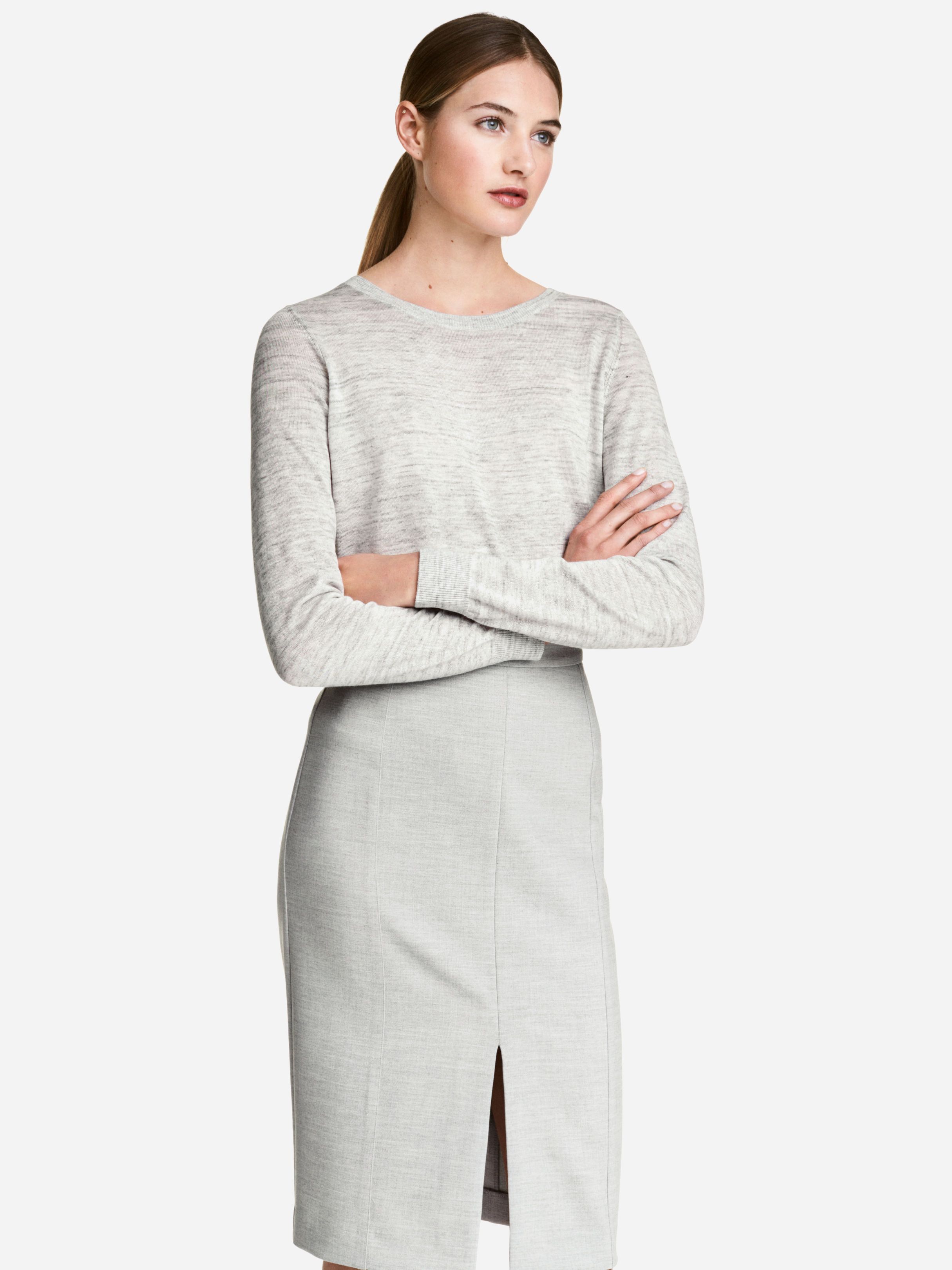 

Джемпер H&M XAZ072566XWHP M Серый