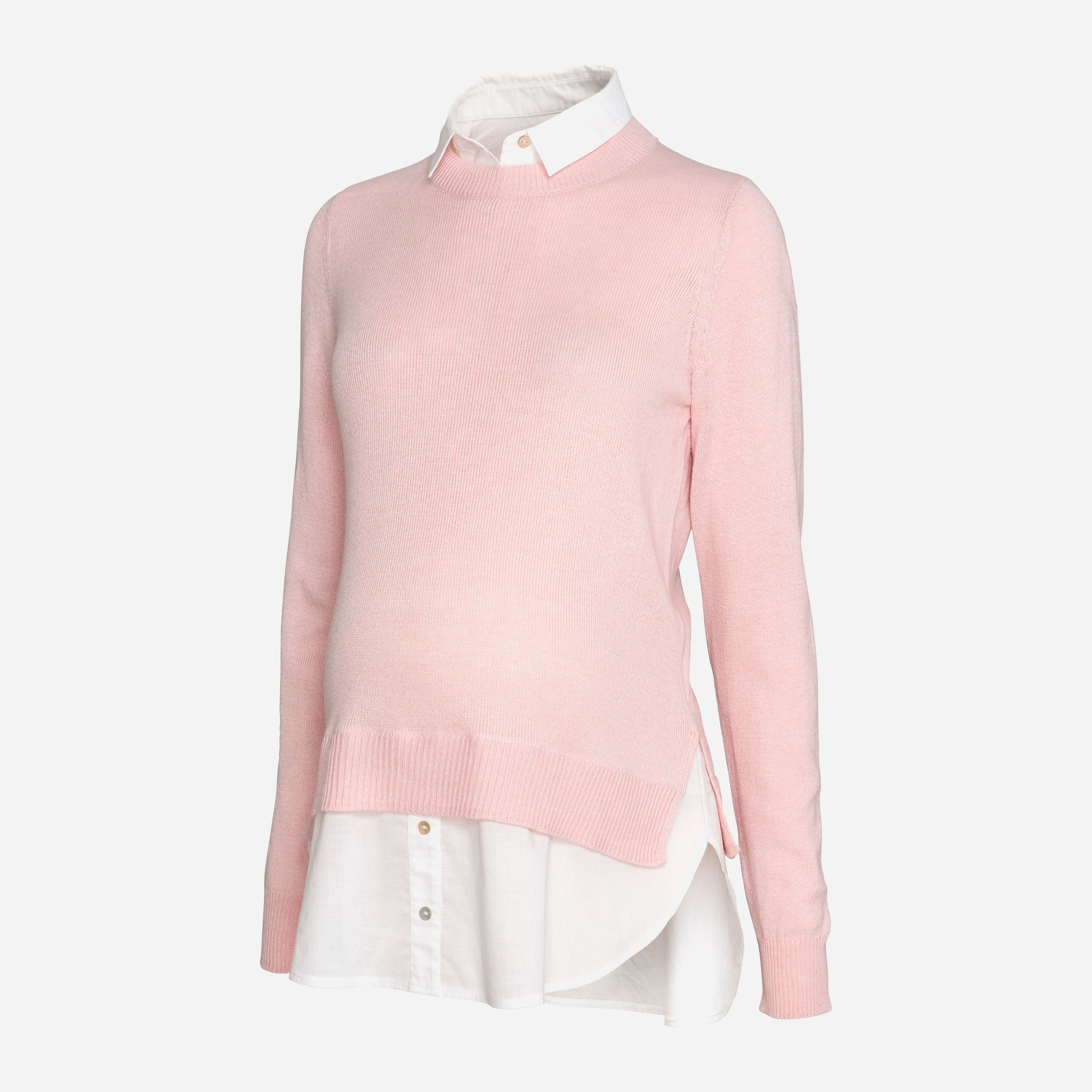 

Джемпер для беременных H&M XAZ083221YHVT XL Белый с розовым
