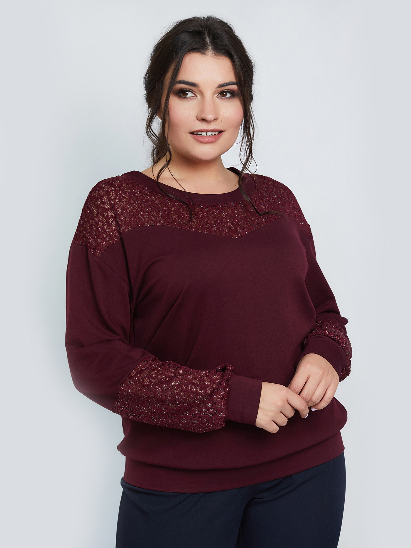 

Блуза All Posa 100962  Бордовая, Блуза All Posa 100962 54 Бордовая