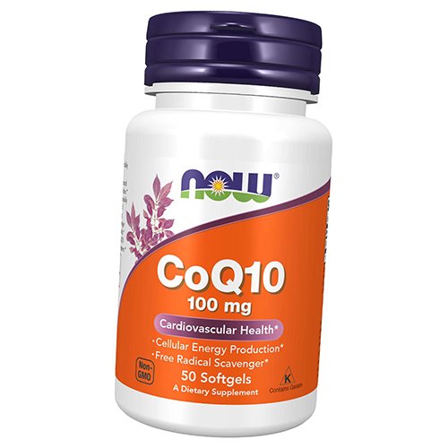 

Коэнзим Q10 для сердечно-сосудистой системы, CoQ10 100 Soft, Now Foods 50гелкапс (70128023)